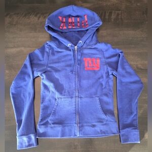 New York Giants Pink by Victorias Secret Ladies Full Zip Hoodie